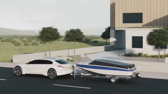 Asystent przyczepy BMW.